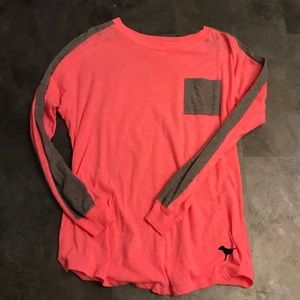 Pink long sleeve shirt